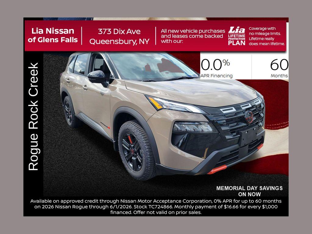 New 2026 Nissan Rogue Rock Creek