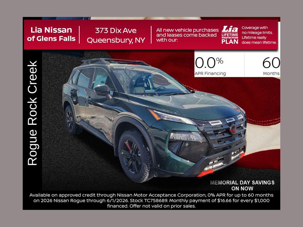 New 2026 Nissan Rogue Rock Creek
