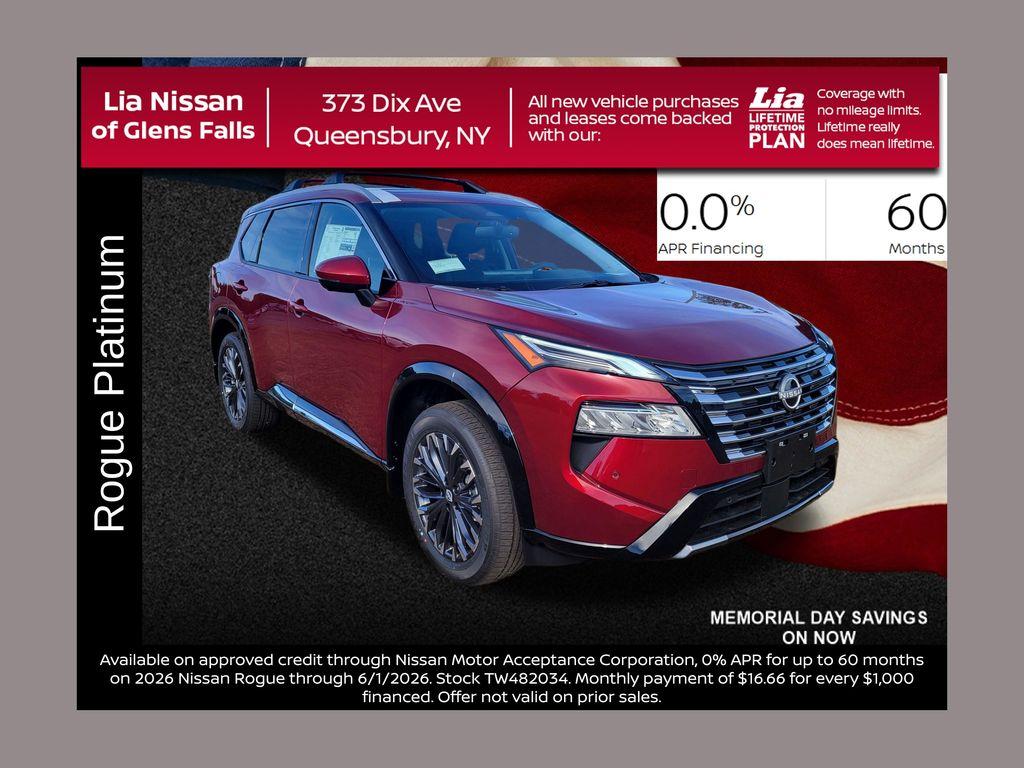 New 2026 Nissan Rogue Platinum