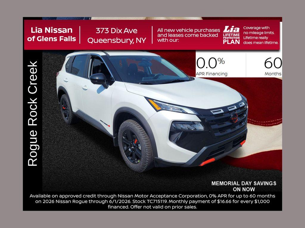 New 2026 Nissan Rogue Rock Creek