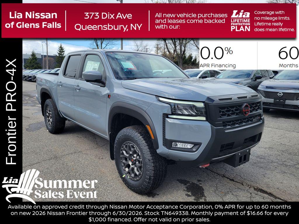 New 2026 Nissan Frontier PRO-4X w/R Package