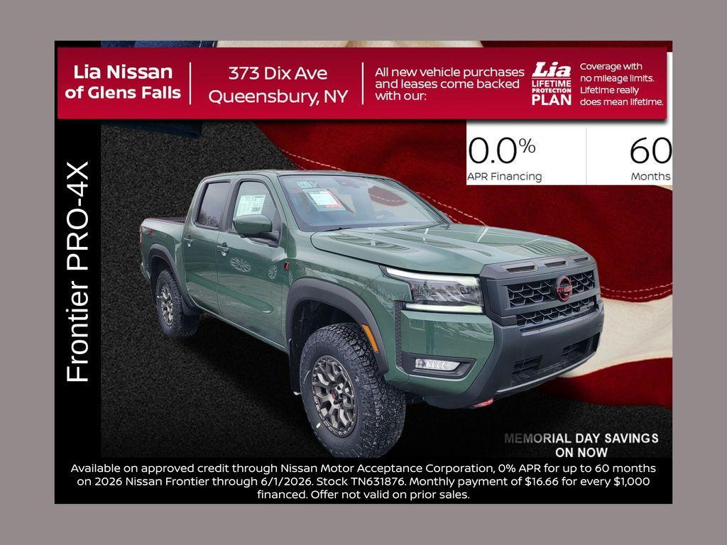 New 2026 Nissan Frontier PRO-4X