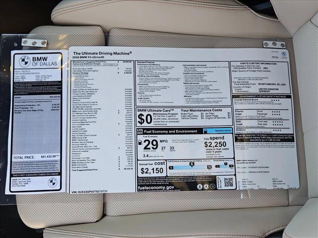 صورة مصغرة 17 لـ 2026 BMW X3 30 XDRIVE