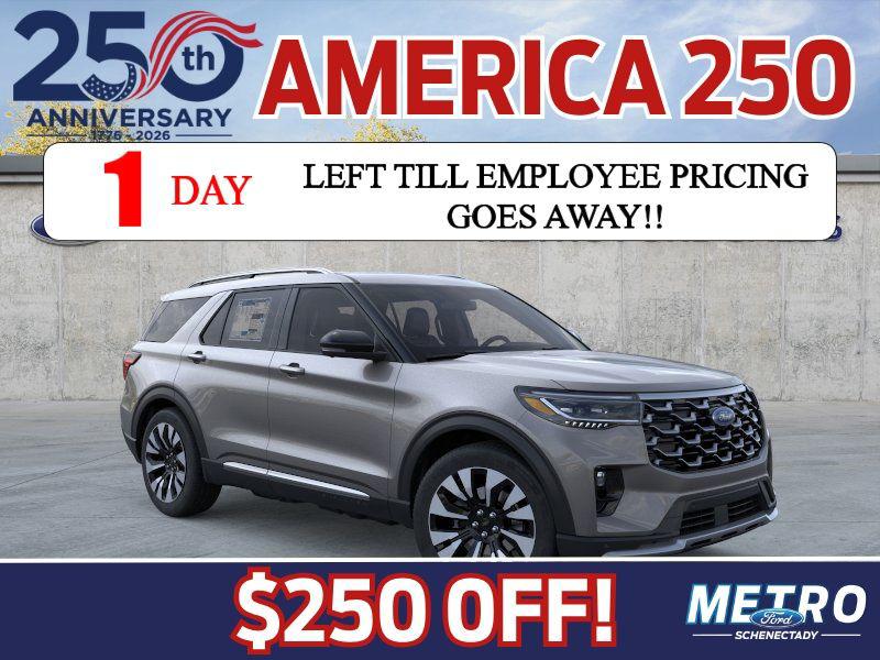 New 2026 Ford Explorer Platinum