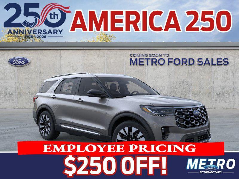 New 2026 Ford Explorer Platinum