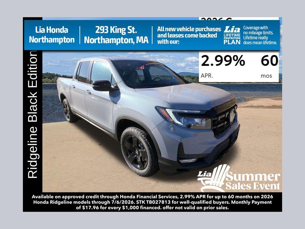 New 2026 Honda Ridgeline Black Edition