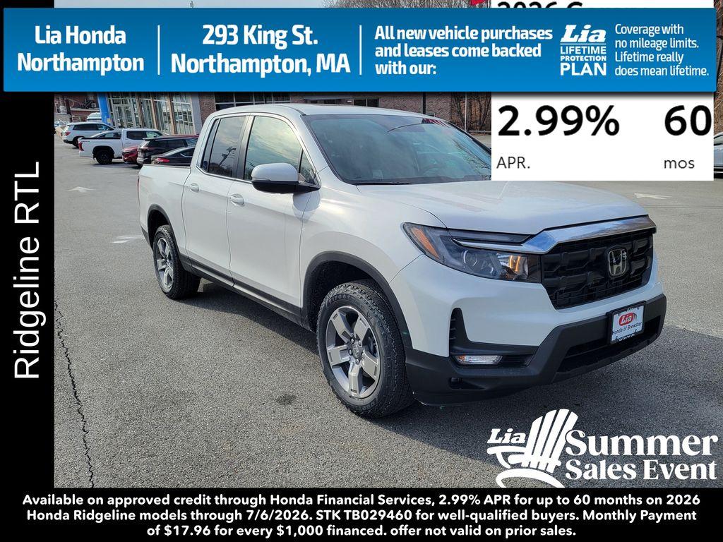 New 2026 Honda Ridgeline RTL