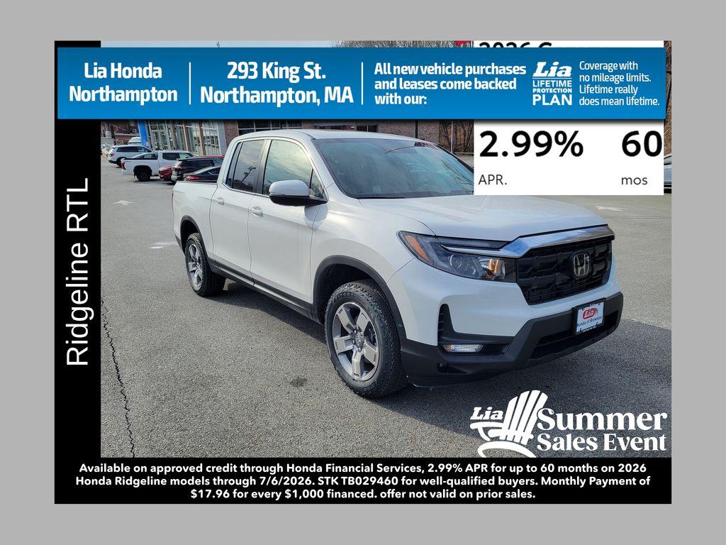 New 2026 Honda Ridgeline RTL
