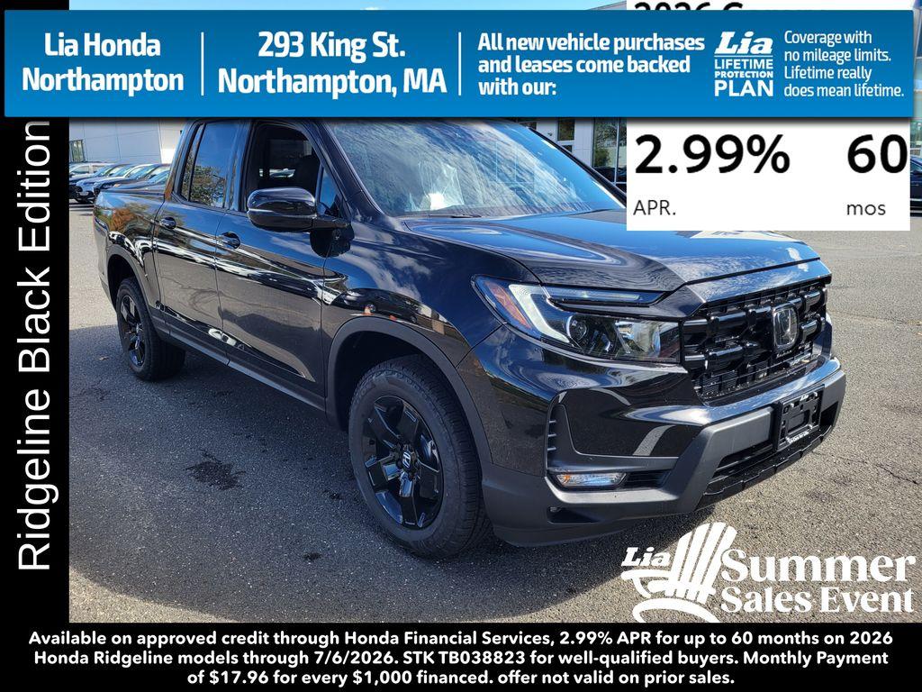 New 2026 Honda Ridgeline Black Edition