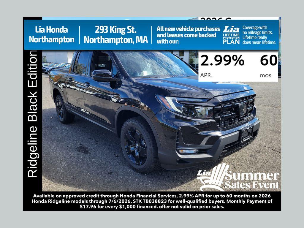 New 2026 Honda Ridgeline Black Edition