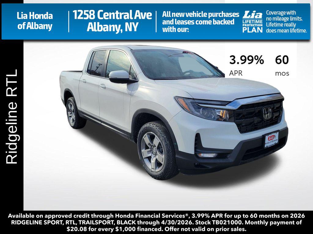 New 2026 Honda Ridgeline RTL
