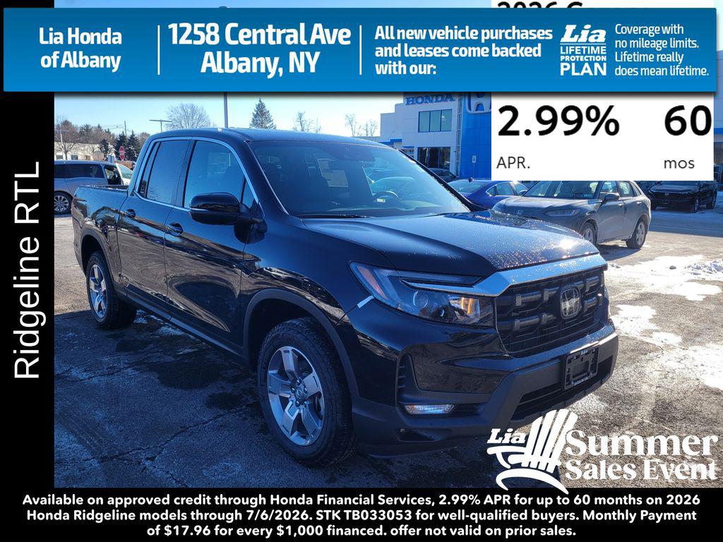 New 2026 Honda Ridgeline RTL
