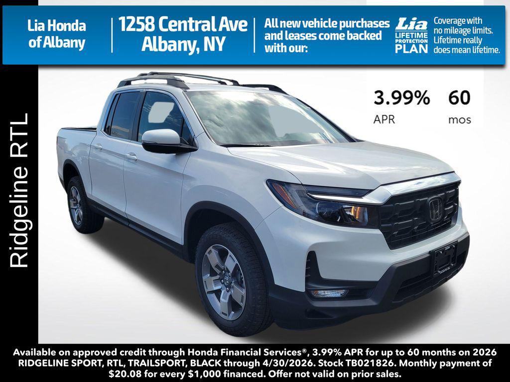 New 2026 Honda Ridgeline RTL