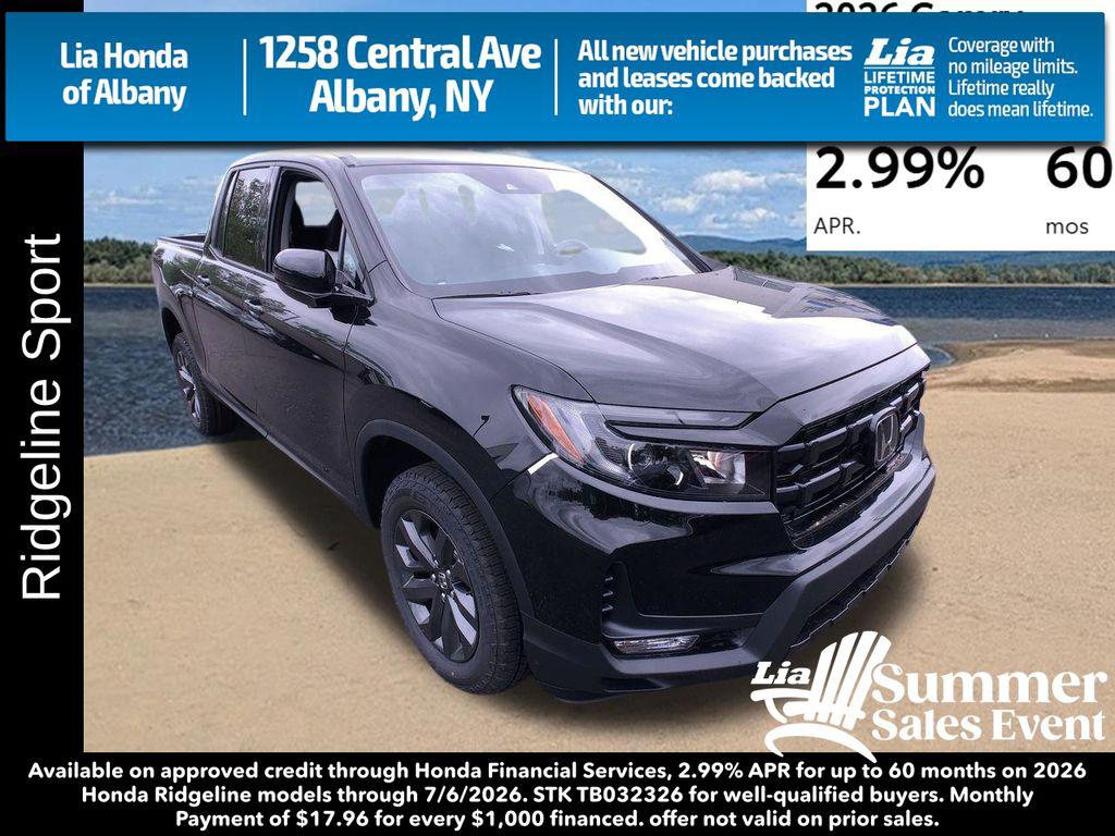 New 2026 Honda Ridgeline Sport
