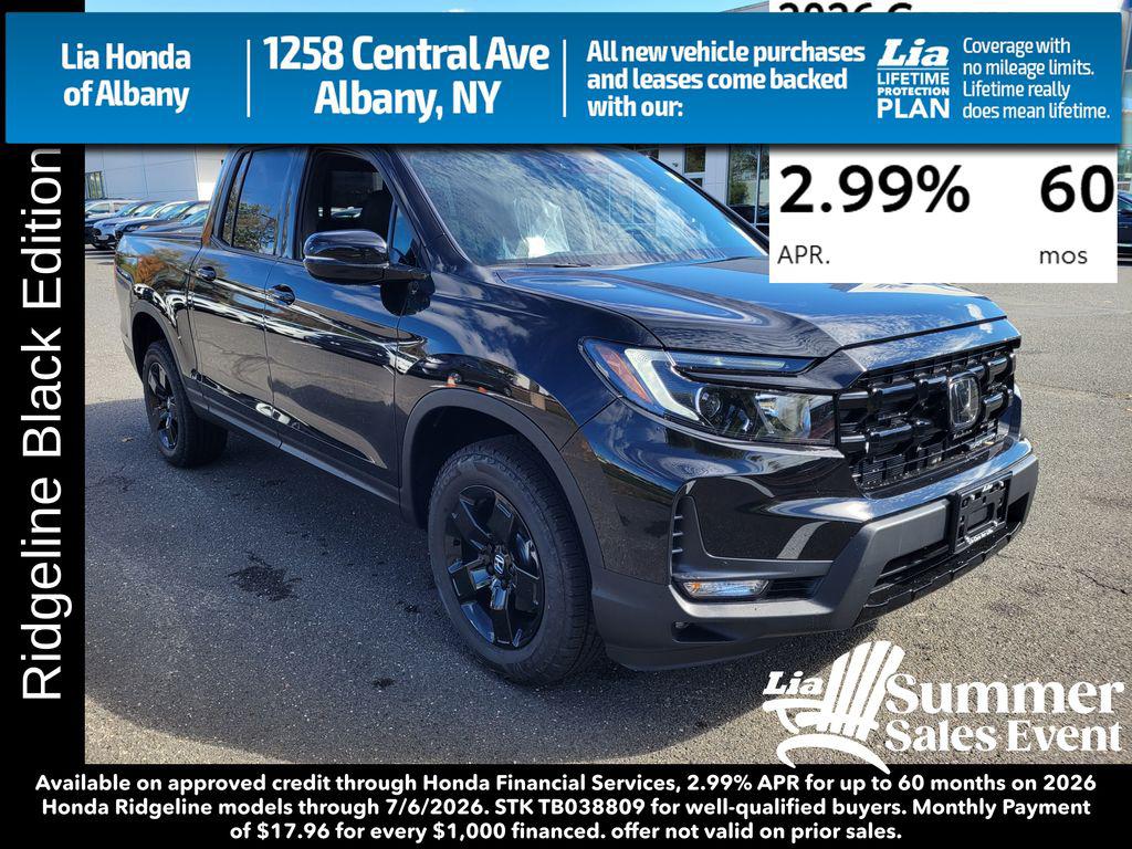 New 2026 Honda Ridgeline Black