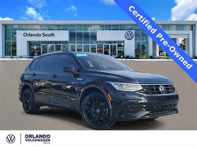 Certified 2023 Volkswagen Tiguan 2.0T SE R-Line Black