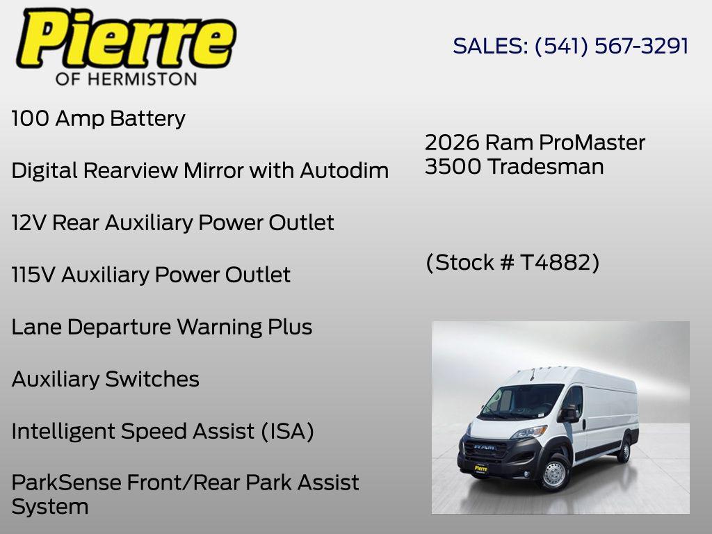 2026 RAM PROMASTER 3500 HIGH ROOF — миниатюра 18