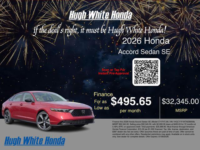2026 Honda ACCORD SE 照片 7