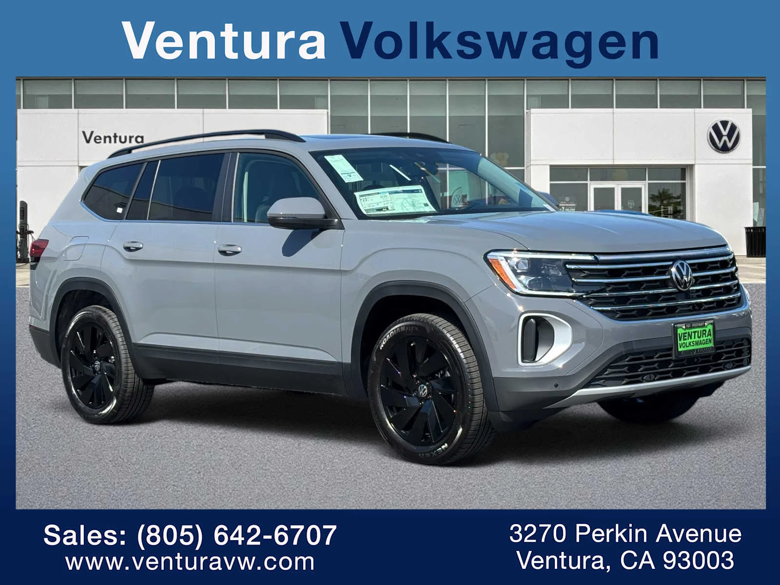 New 2026 Volkswagen Atlas 2.0T SE w/Technology