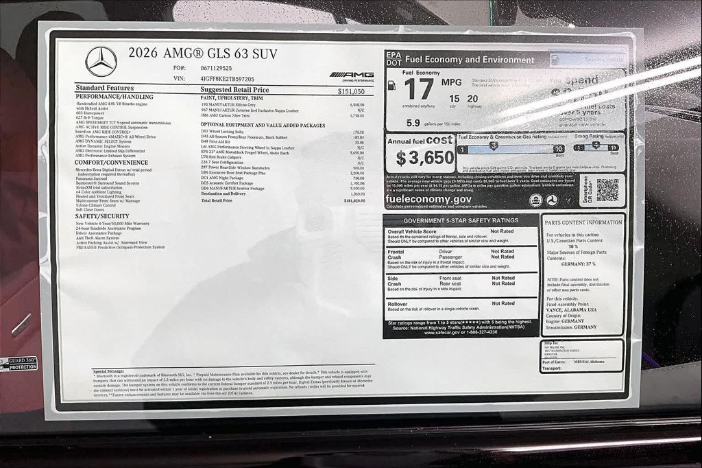 2026 Mercedes-BENZ AMG GLS 63 BASE 缩略图 18