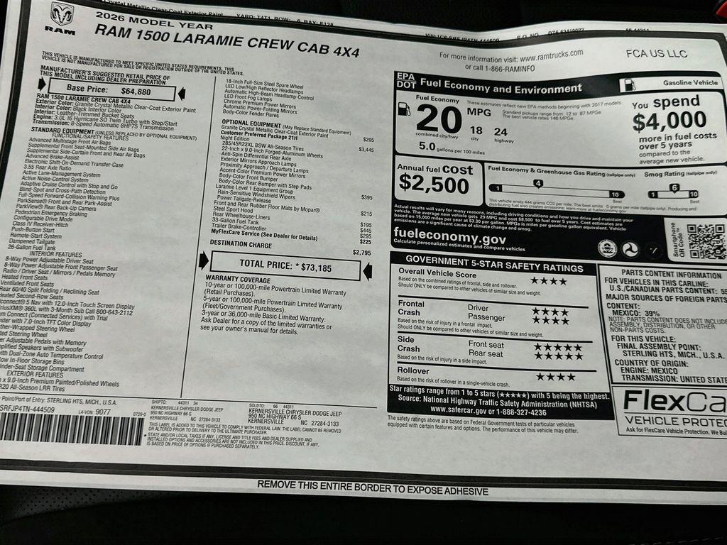2026 RAM 1500 LARAMIE — миниатюра 20