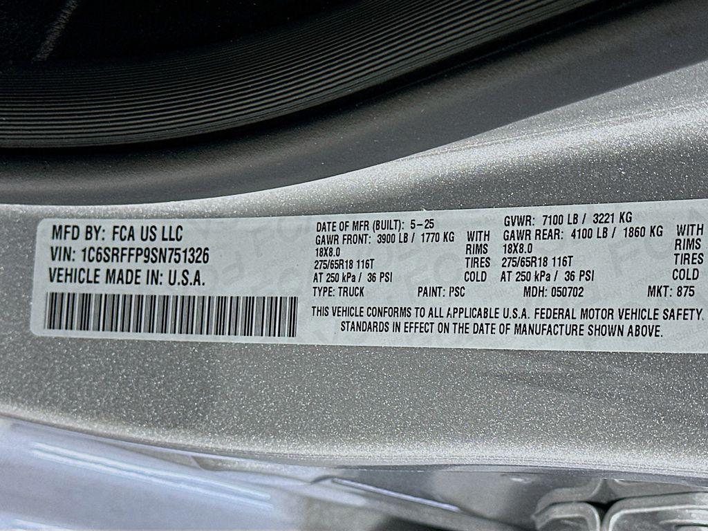 2025 RAM 1500 BIG HORN/LONE STAR — миниатюра 36