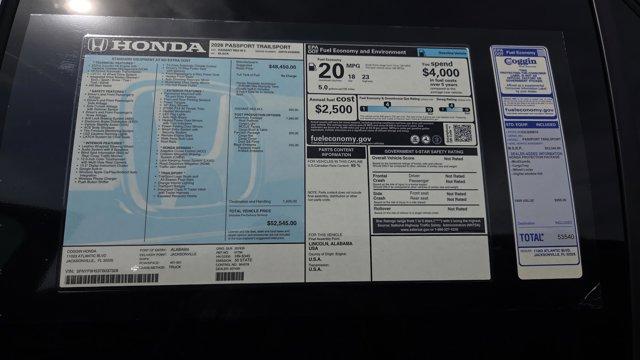 New 2026 Honda Passport TrailSport