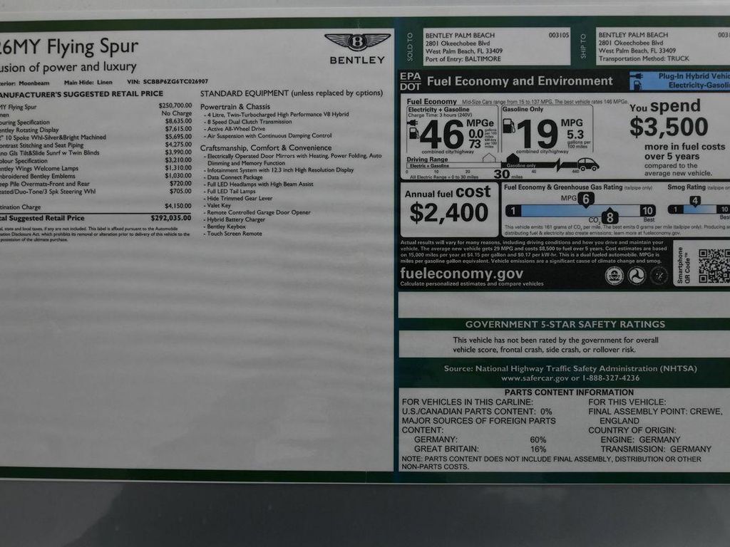 صورة 47 لـ 2026 Bentley FLYING SPUR