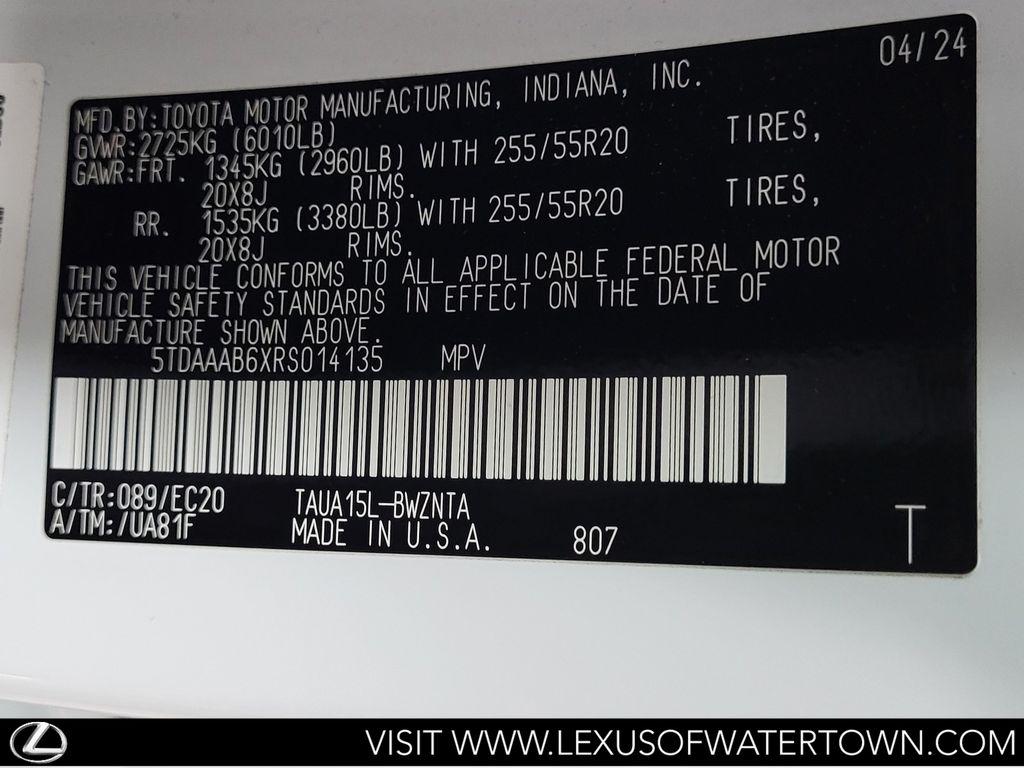 صورة 34 لـ 2024 Lexus TX 350 BASE