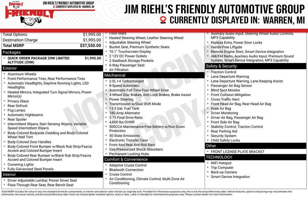 New 2026 Jeep Compass Limited