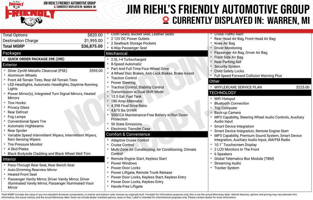 New 2026 Jeep Compass Trailhawk