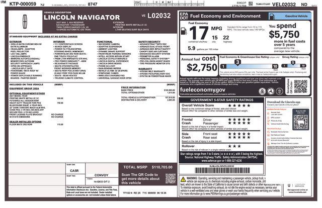 New 2027 Lincoln Navigator Reserve