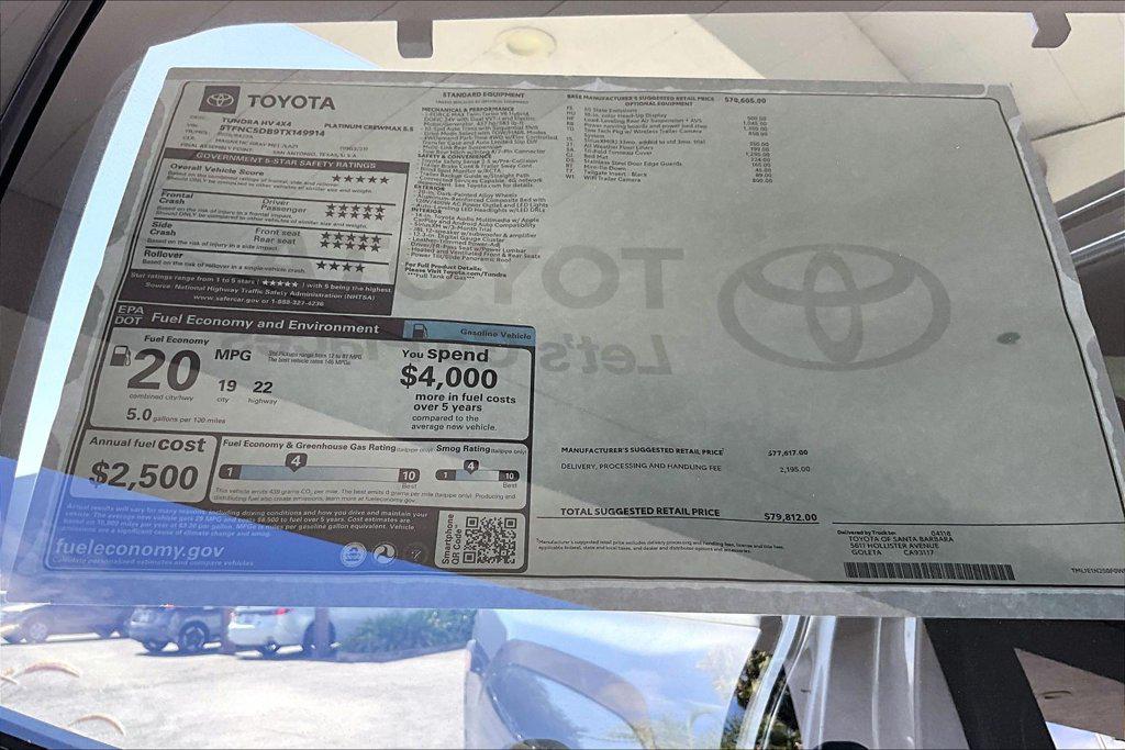 2026 Toyota TUNDRA HYBRID PLATINUM 缩略图 14