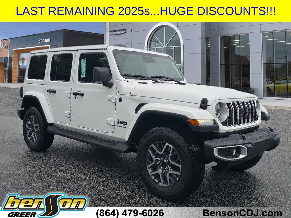 New 2025 Jeep Wrangler 4-Door Sahara 4x4