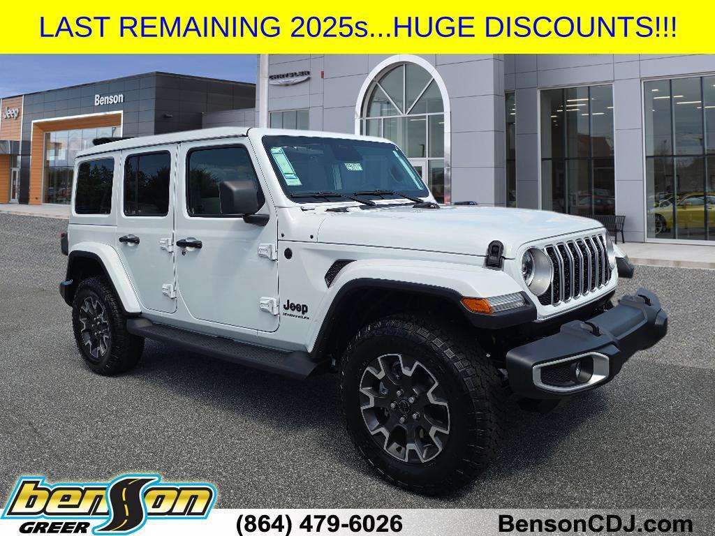 New 2025 Jeep Wrangler 4-Door Sahara 4x4