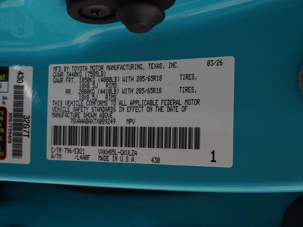 2026 Toyota SEQUOIA TRD PRO — миниатюра 36