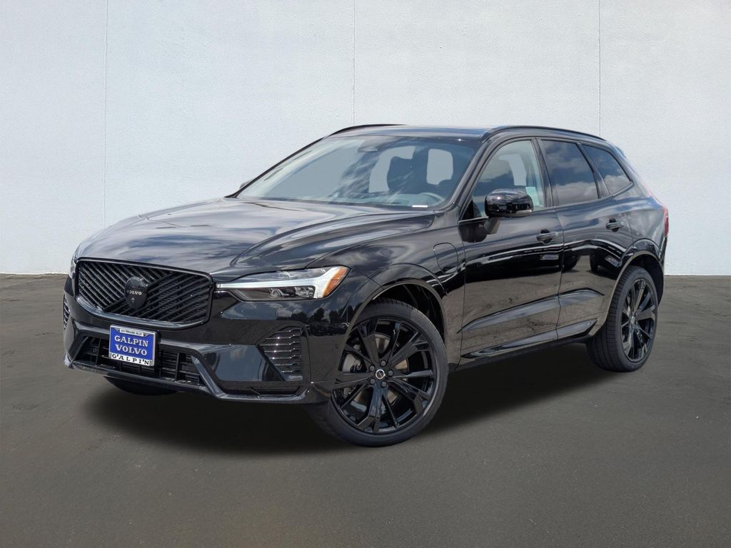 New 2026 Volvo XC60 Plug-In Hybrid Black Edition Ultra, T8 AWD Electric/Gasoline, Dark