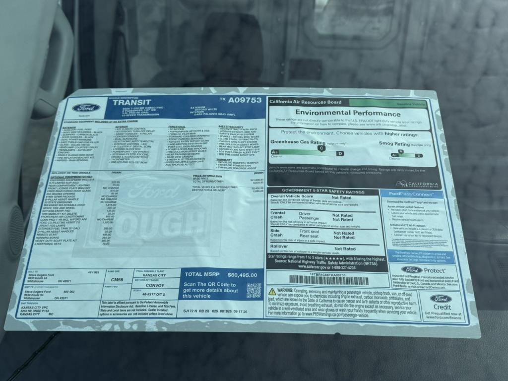 2026 FORD TRANSIT-250 148 WB MEDIUM ROOF CARGO — фото 2