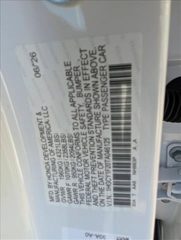 2026 Honda ACCORD LX 1.5T 缩略图 18