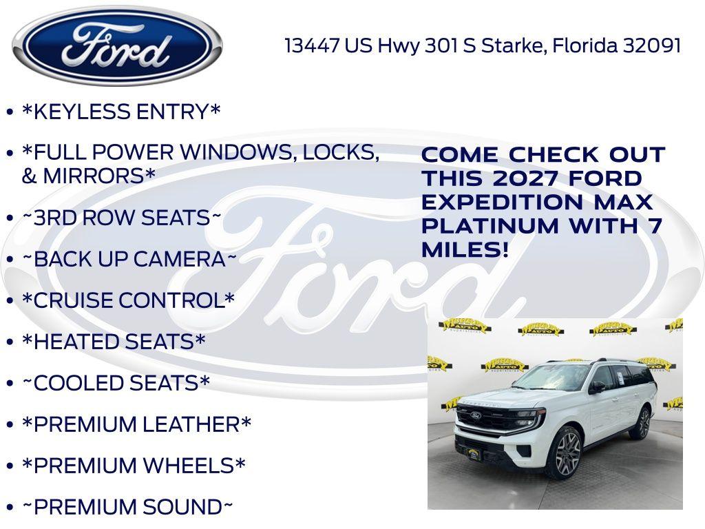 صورة 10 لـ 2027 FORD EXPEDITION MAX PLATINUM