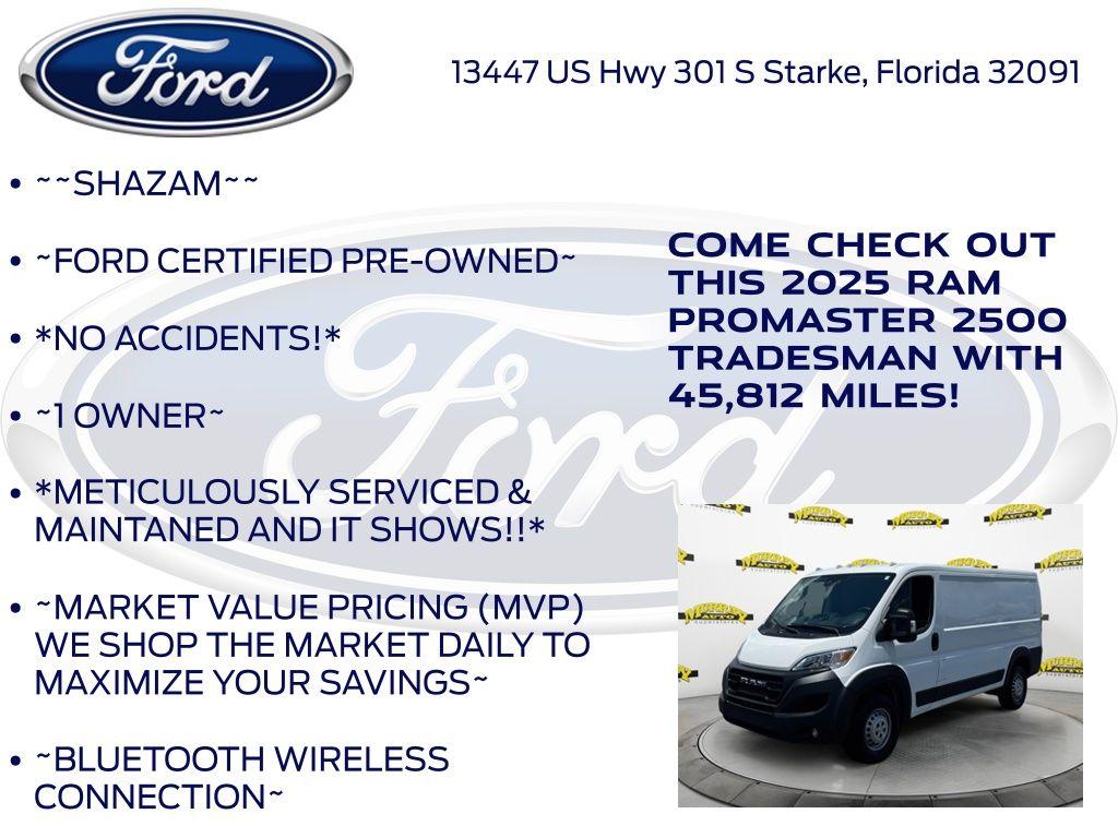 2025 RAM PROMASTER 2500 BASE — фото 6