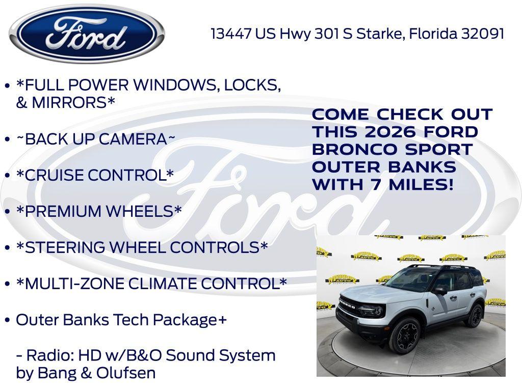 2026 FORD BRONCO SPORT OUTER BANKS — фото 10