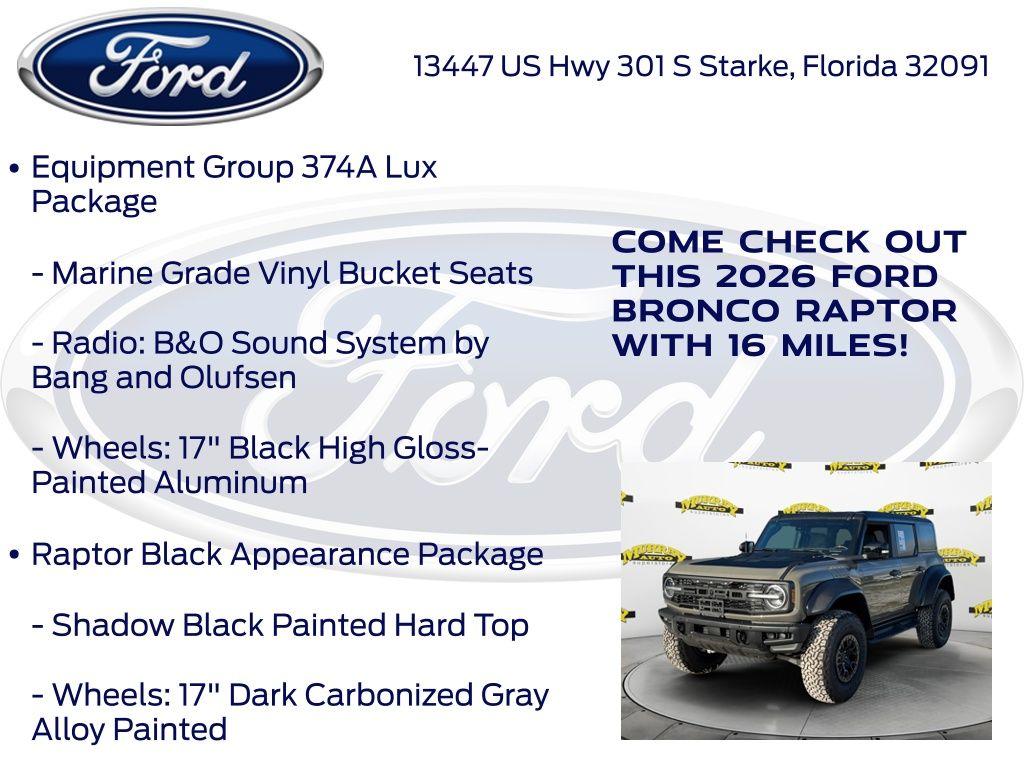2026 FORD BRONCO RAPTOR 照片 15