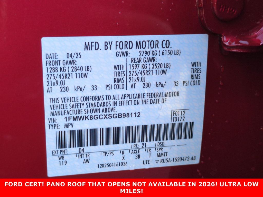 2025 FORD EXPLORER ST — миниатюра 32