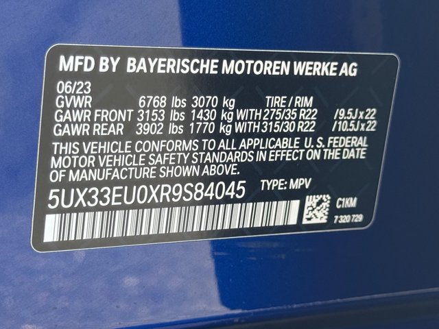 2024 BMW X5 M60I — миниатюра 30