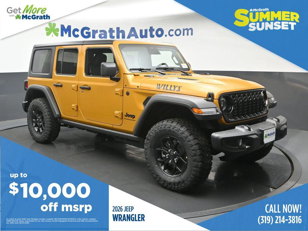 New 2026 Jeep Wrangler Willys