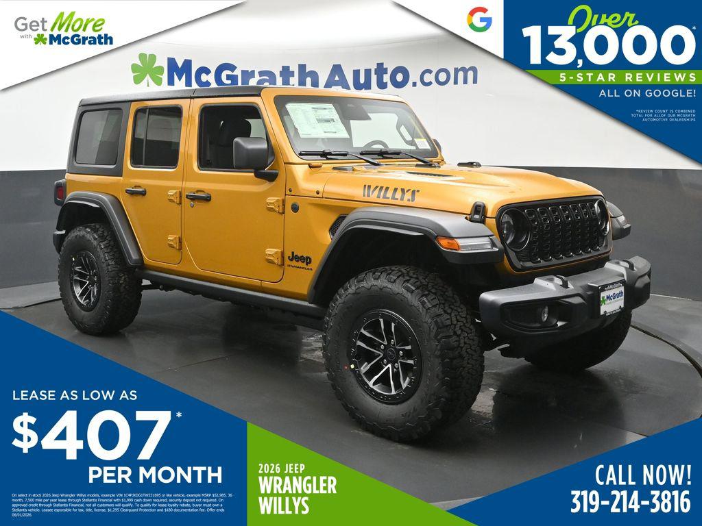 New 2026 Jeep Wrangler Willys