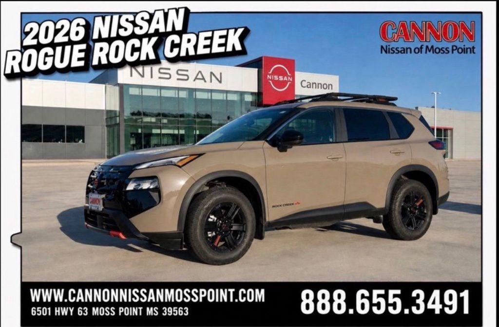 New 2026 Nissan Rogue Rock Creek