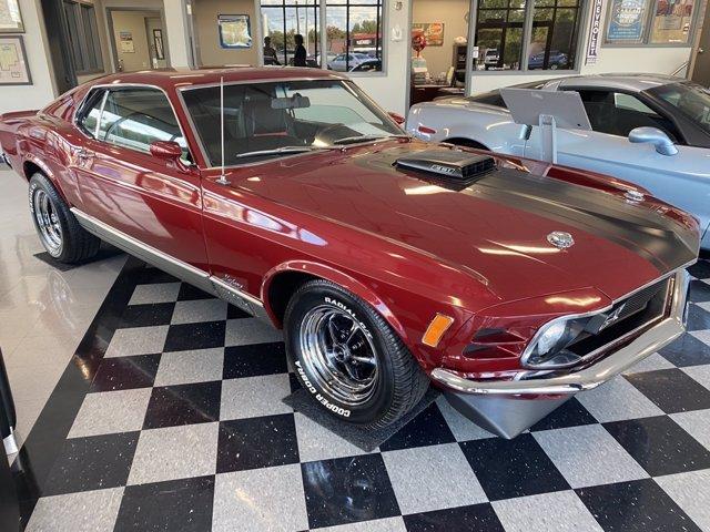 1970 mustang mach 1 red