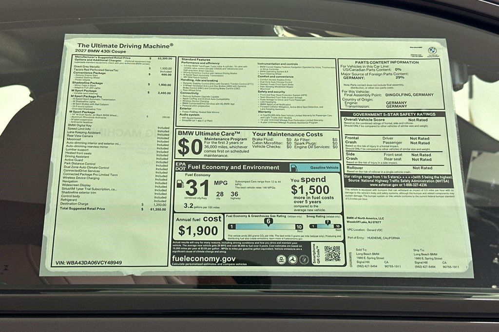 2027 BMW 430 I — миниатюра 29